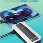 نمای کناری پاوربانک و جامپ استارتر خودرو RavPower RP-PB1225