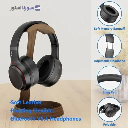نمای جانبی هدفون بلوتوثی Budi EP52B