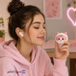 کیس شارژ فانتزی گربه‌ای Green Lion Kitty Beats