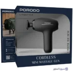 ماساژور تفنگی Porodo PDLFSTMG01 همراه با سری‌های قابل تعویض